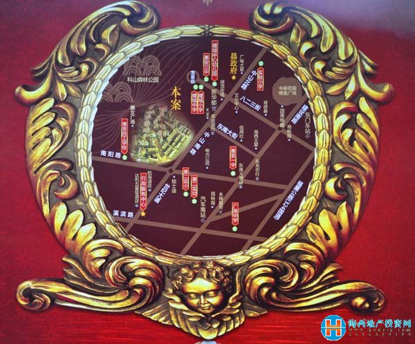 科山欧景帝苑交通图