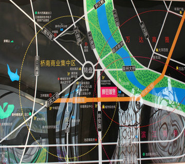 大清摩登城堡交通图