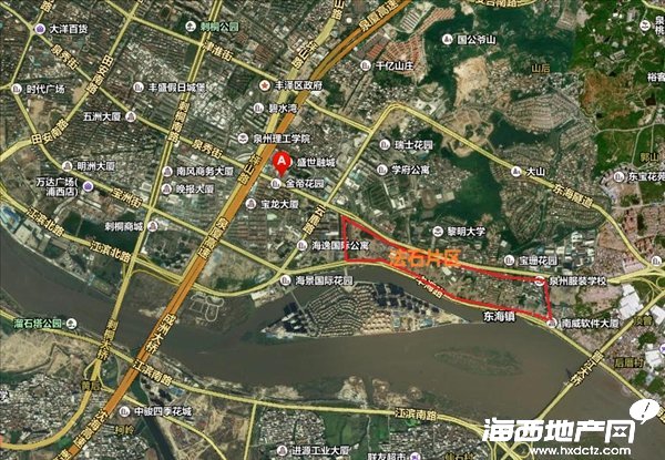 371亩泉州东海法石片区地块位置