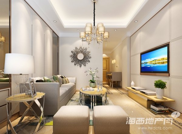 g户型精装客厅效果